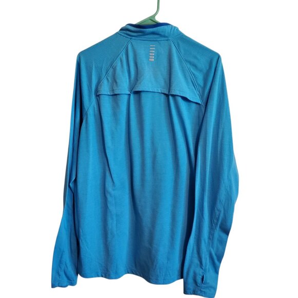 Under Armour HeatGear Run Quarter Zip Long Sleeve Pullover XL Light Blue - Picture 2 of 15